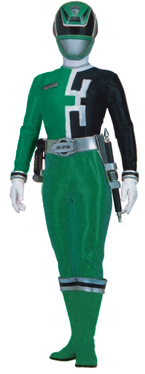 power rangers spd green ranger