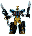 Beast Wrecker Zord / Wrecker Zord Battle Mode Beast Morphers Gold