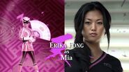 Mia in PR Samurai opening credits