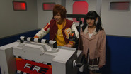 Fire Ressha Cockpit (Right Suzuki and Kagura Izumi)