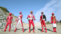 Gokai Change-Red Rangers (Epic on Ginmaku)