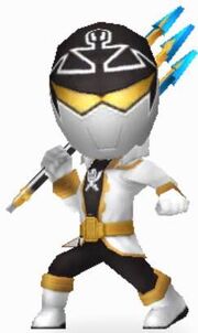 Silver Super Megaforce Rangers In Power Rangers Dash