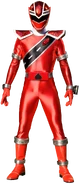 Don Momotaro transformed into Kiramai Red as seen in Donbrothers