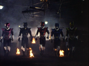 Psycho Rangers reveal their true appearances