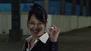 Shizuka holding Imperial Pearl