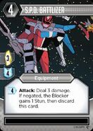 S.P.D. Red Ranger Battlizer in Power Rangers Deck-Building Game.