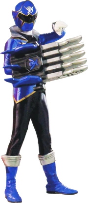 Gokai Blue Cross Armor Mode