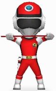 Red Prism Ranger in Power Rangers Dash