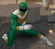 Legacy Wars Green Zeo Ranger Defeat Pose