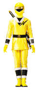 A female version of the Yellow Aquitar Ranger as seen in Super Megaforce.