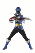 Super Megaforce Blue Ranger in Power Rangers Key Scanner