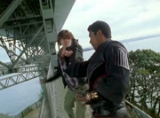 Shane fight against Conner on the Harbor Bridge.