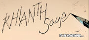 Sage’s signature