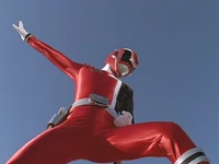 DekaRed One! Hating cruel wickedness! S.P.D.! DekaRed!