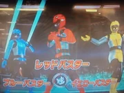 Go-Busters in Ganbaride