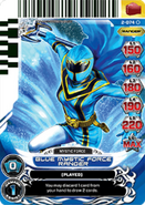 Blue Mystic Ranger in Power Rangers Action Card Game.