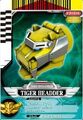 "Tiger Headder" Card for Yellow Ranger's Mega Blaster