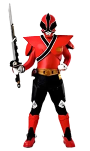 Czerwony Samurai Ranger Tryb Mega - kostium