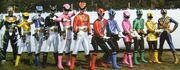 The Goseigers and Shinkengers Team Up