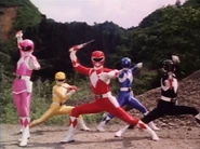 First time morph into Power Rangers