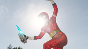 Universe Warrior Red Racer appears