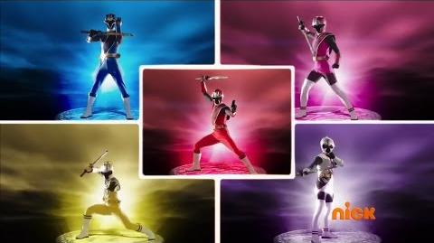 Power Rangers Ninja Steel - Forged in Steel - First Power Rangers Team Morph (Episode 2)