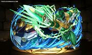 Puzzle and Dragons Green Ranger and Dragon Zord