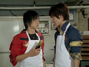 When Kai wants to use magic, Hikaru tells him to need not use the magic to fix them in front of people