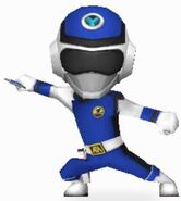 Blue Prism Ranger in Power Rangers Dash