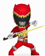Red Dino Charge Ranger In Power Rangers Dash