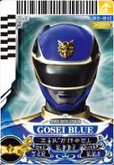 "Gosei Blue" Card