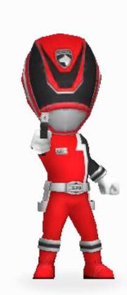 Red SPD Ranger in Power Rangers Dash