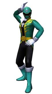 Gokai Green (Kaizoku Sentai Gokaiger: Gathered Transformation! 35 Sentai!).