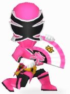 Pink Samurai Ranger In Power Rangers Dash