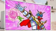 Zenkaizer with DynaPink's rose