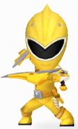 Yellow Dino Ranger in Power Rangers Dash.