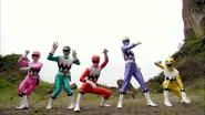 Gokai Change-Gingaman (Episode 20).png (1.64 MB) Gingaman Full Team Change 3