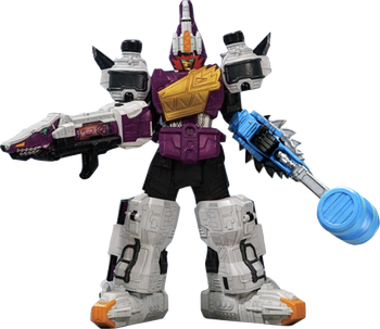 Plesio Charge Megazord Ankylo Formation