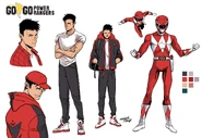 Jason concept art.jpg (403 KB) Jason Lee Scott/Mighty Morphin Red Ranger Go Go Power Rangers Concept art.