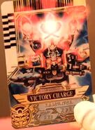 Red "Victory Charge" Card for Ground Hyper Gosei Great