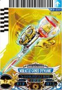 Blue "Miracle Gosei Dynamic" Card