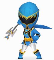 Blue Mystic Ranger in Power Rangers Dash