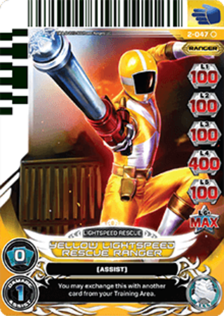 yellow lightspeed ranger