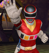 Legacy Wars Red Space Ranger Victory Pose