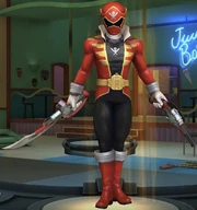 Super Megaforce Red as seen in Power Rangers Legacy Wars.