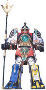 Thunder Megazord with Staff (not used in American footage)