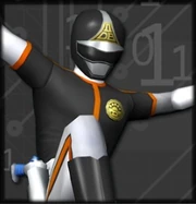 DynaBlack as depicted in Super Sentai Battle: Dice-O.