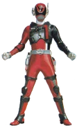 Red Ranger in S.W.A.T. Mode