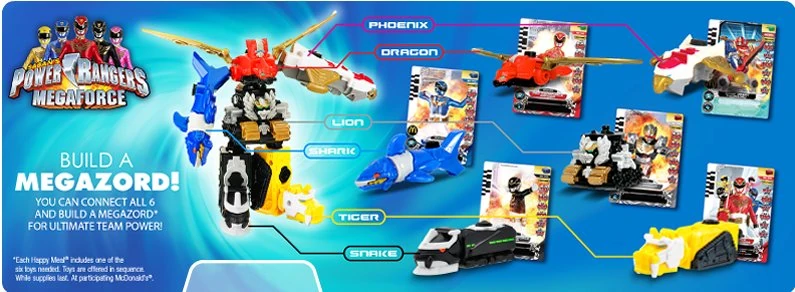 Power Rangers Happy Meal Toys | RangerWiki | Fandom