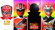 The Super Sentai Movie Ranger poster featuring the "new Sentai leader".